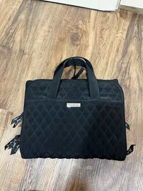 Vera Bradley Black Quilted Travel Tote